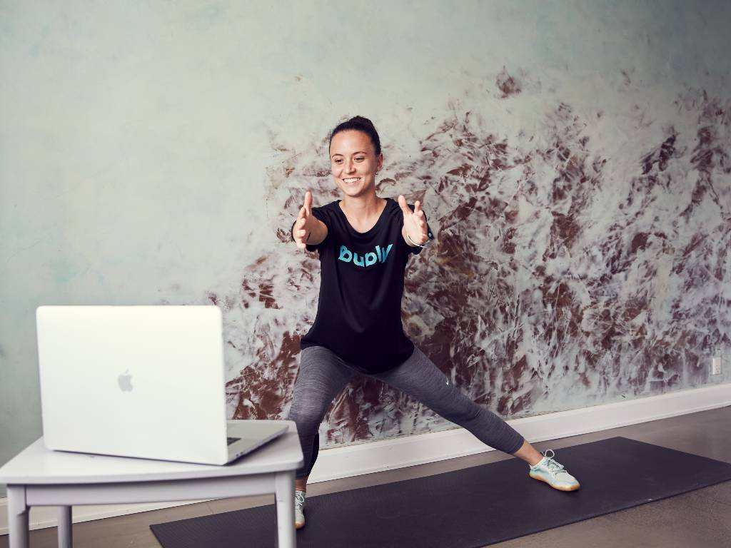 Bubly, træning, Bizz Up